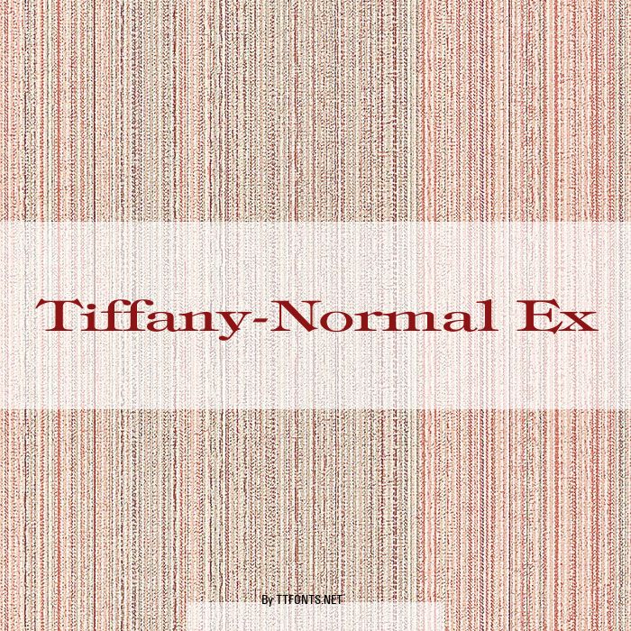 Tiffany-Normal Ex example